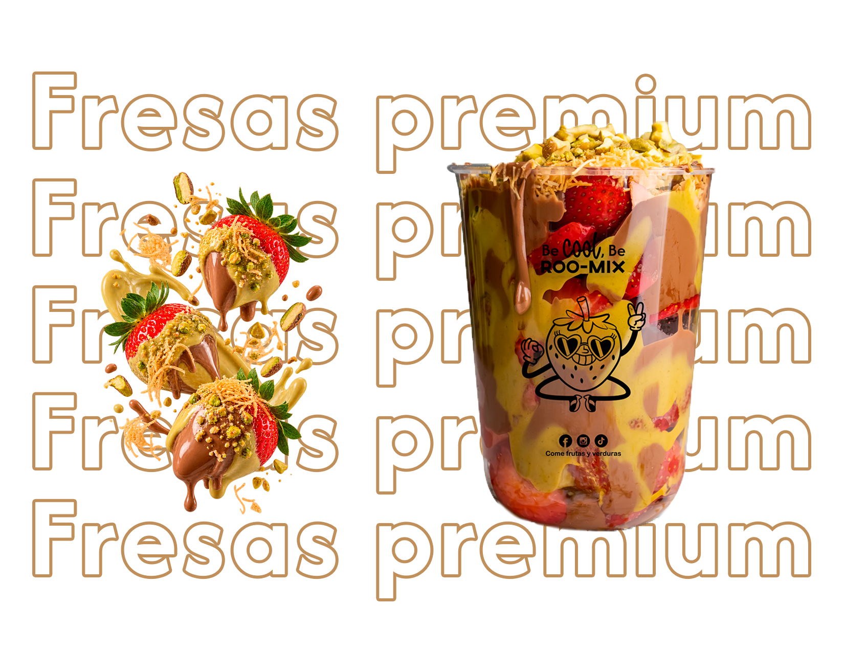 Fresas Dubái Roo-Mix